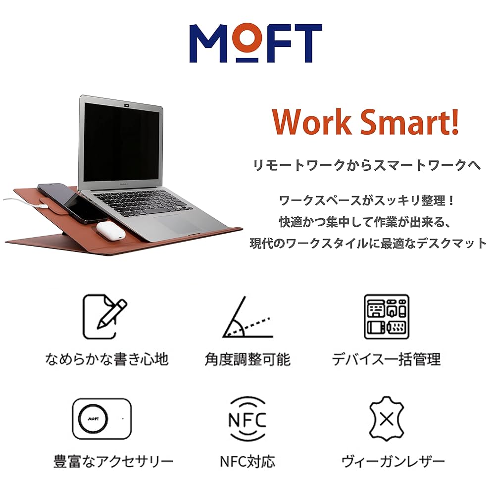 Amazon.co.jp：MOFT スマートデスクマット NFCタグ対応